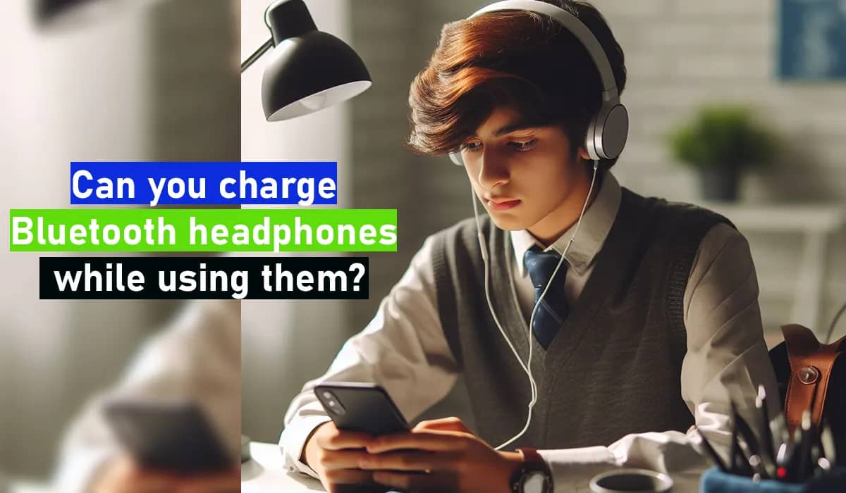 Can you charge Bluetooth headphones while using them?