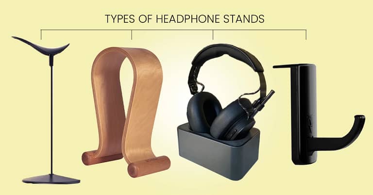 types of headphone stand